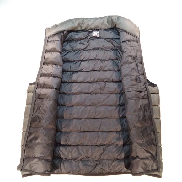 32 Degrees Heat Puffer Vest Men’s Large Gray Lightweight Zip Packable - Picture 3 of 5